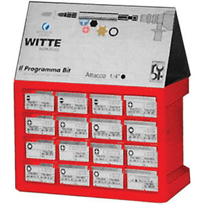 2022G - ESPOSITORI DI VENDITA CON BITS ATTACCO 1/4" DIN 3126 WITTE-CENTER - Orig. Witte